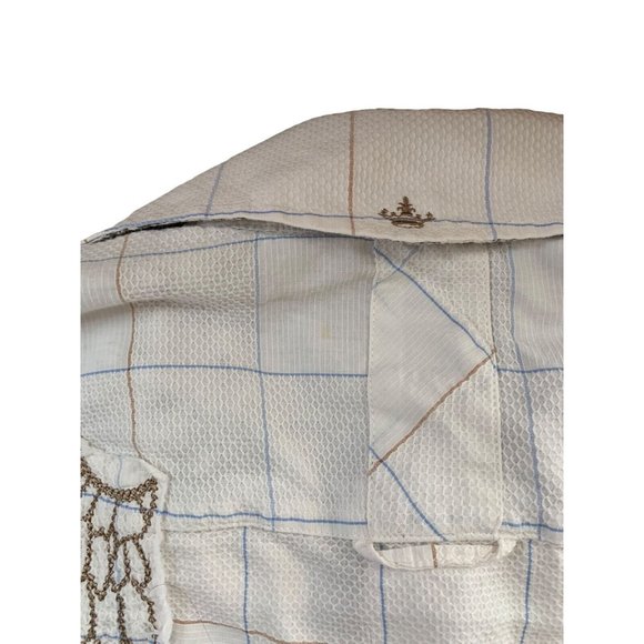 Christopher Wicks English Laundry Button Up Shirt Snap Button Cuff XXL READ - Picture 14 of 16